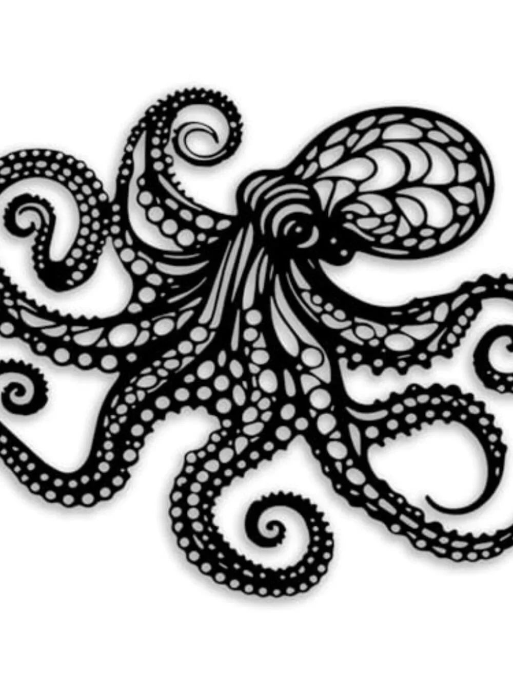 BRAND NEW Octopus Metal Wall Decor - Gothic Nautical Room